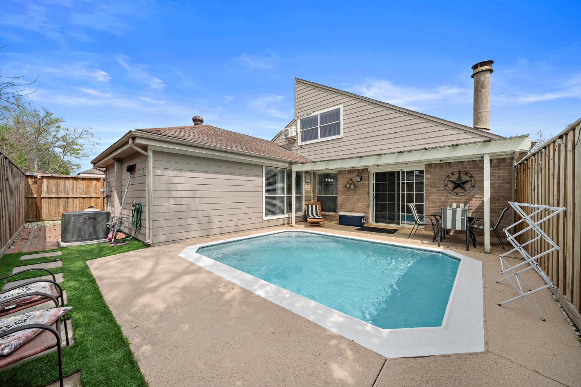 Villa Houston Pool Getaway Games Parking Wifi Pet Extérieur photo